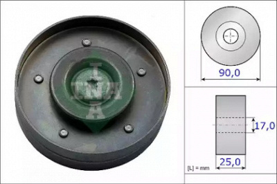 WILMINK GROUP wg1253139 -  Паразитный / ведущий ролик, поликлиновой ремень